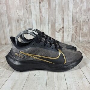 Nike Zoom Fly 5 Women's Running Shoes‎ Black Gold Sz 8.5 CT1159 001